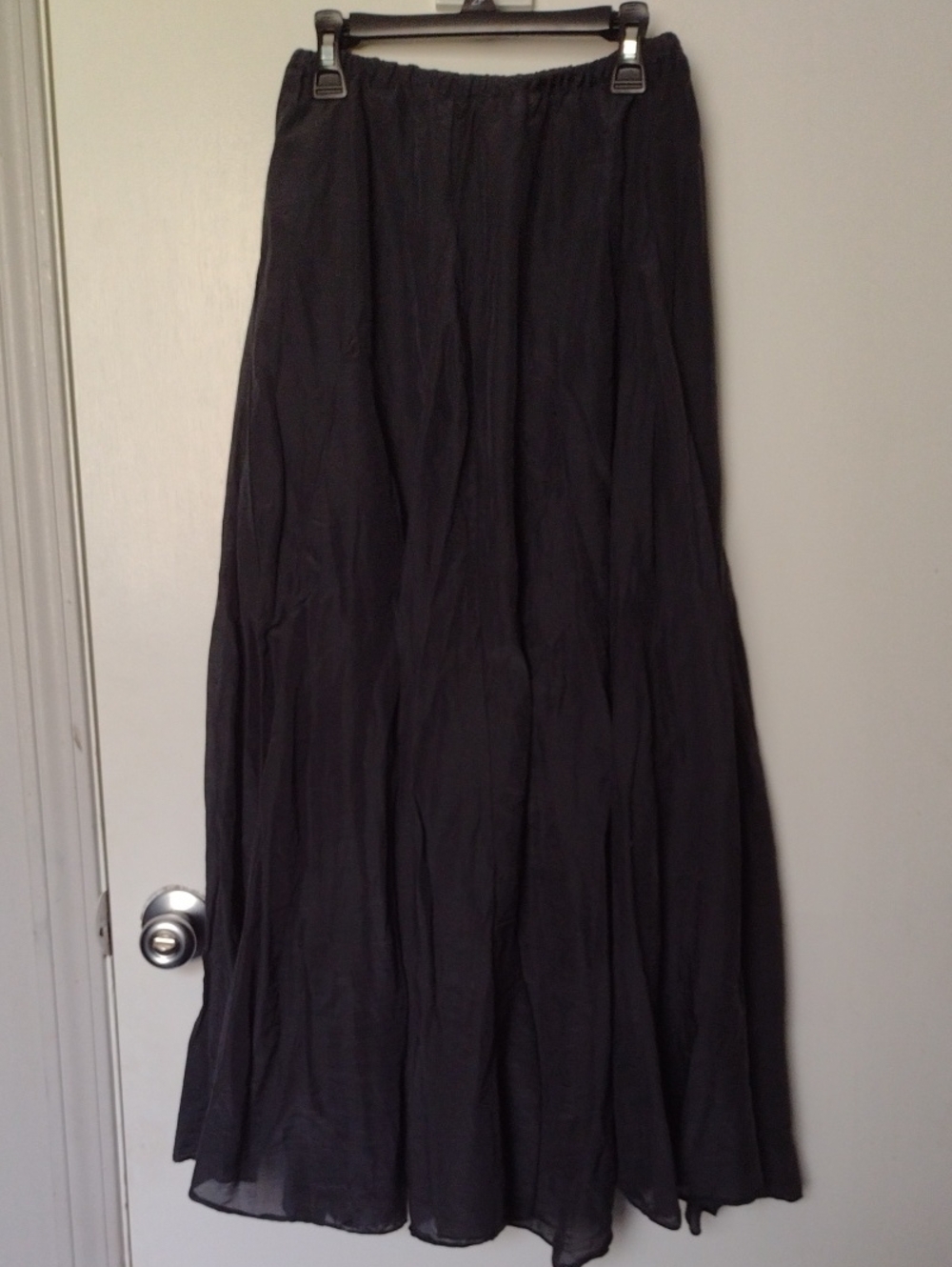 RARE NEW Free People CP Shades Lily Skirt Silk Cotton Midi In Slate Size XS